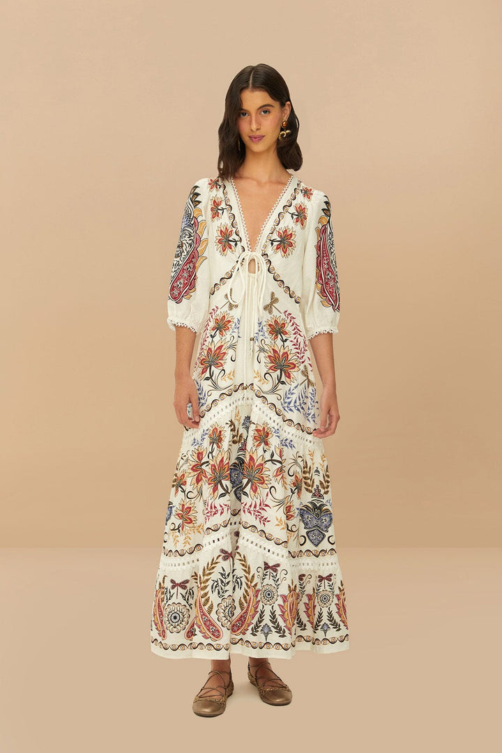 Malindya - Boho Glam Maxi Kleid