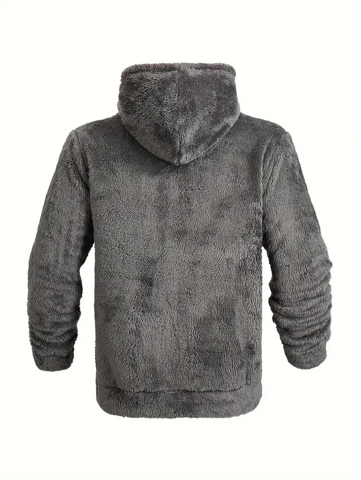 Ushakov – Lässig Langarm Kapuzenpullover Mit Reißverschluss