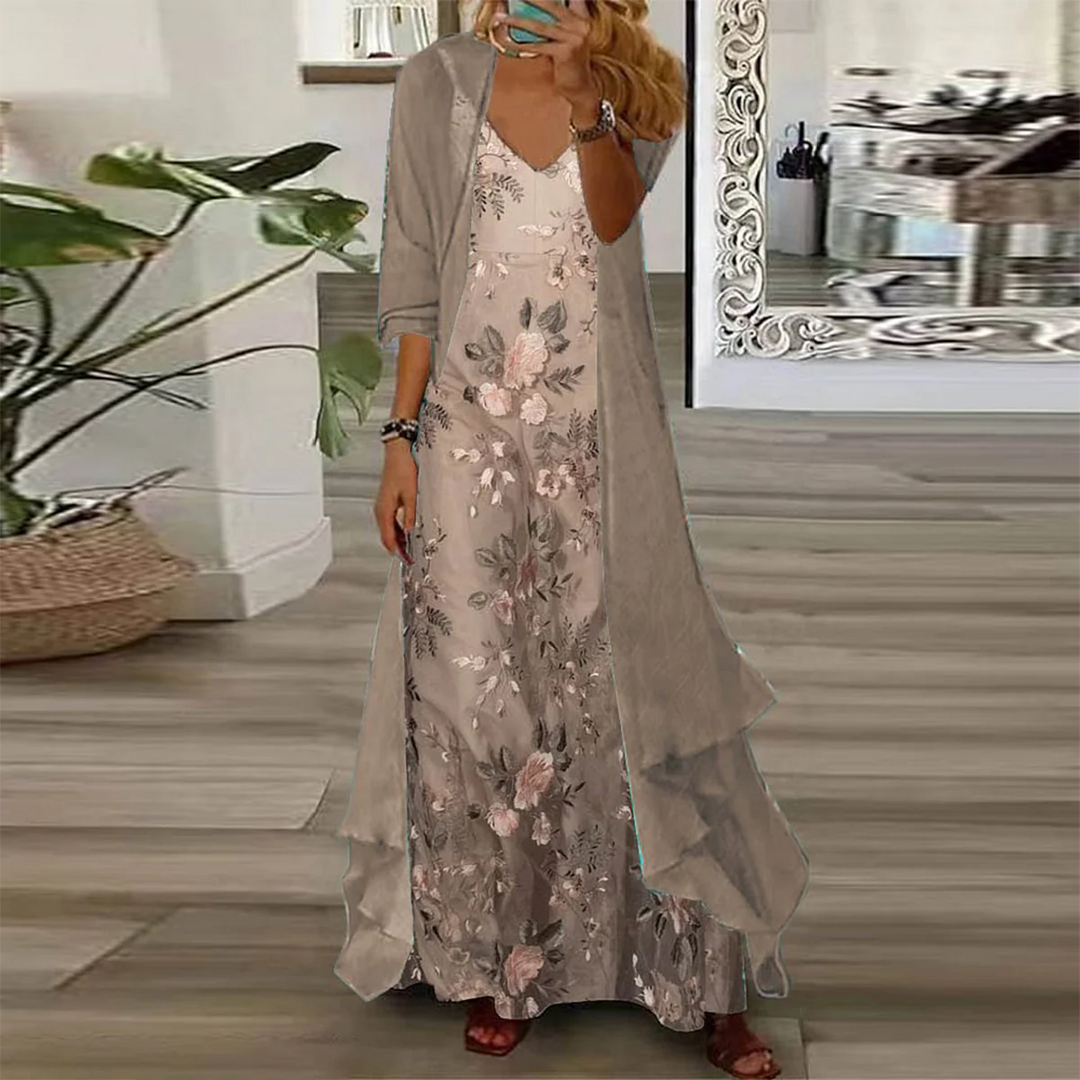 Edda – Zweiteiliges Langes Kleid