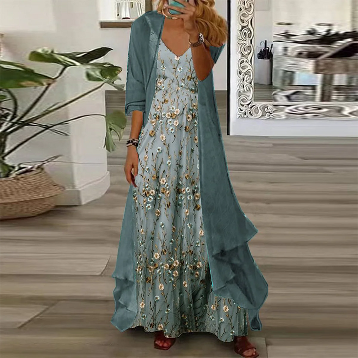 Edda – Zweiteiliges Langes Kleid