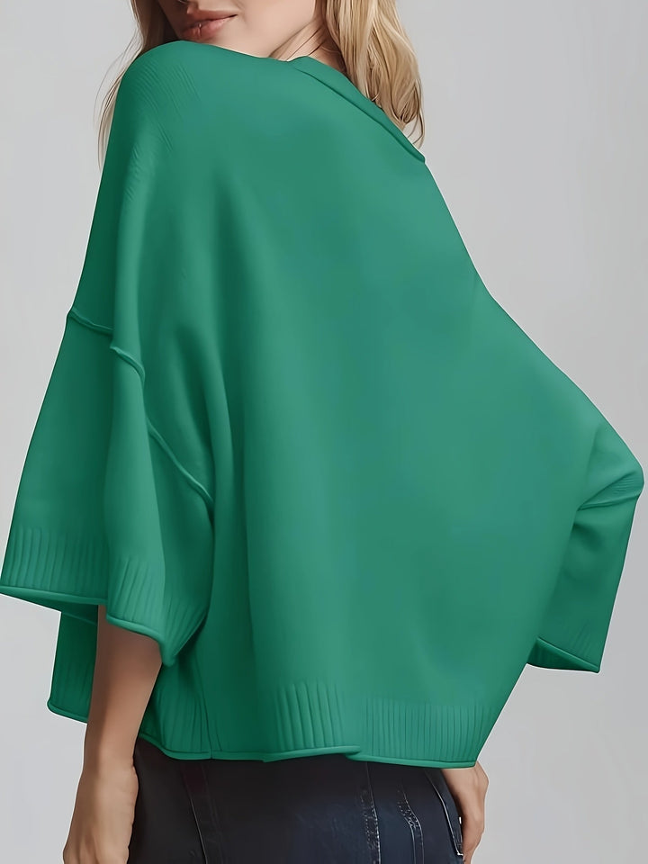 Shilena – Lässige KurzarmStrickjacke