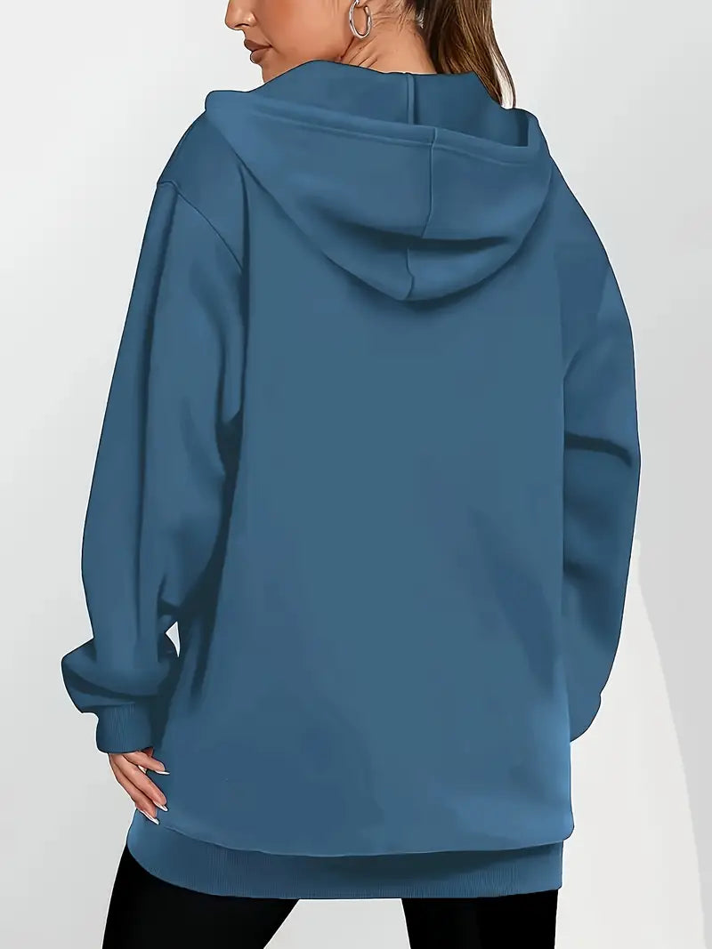 Angeleen – Kapuzen Jacke Mit Reißverschluss Und Geometrischem Print