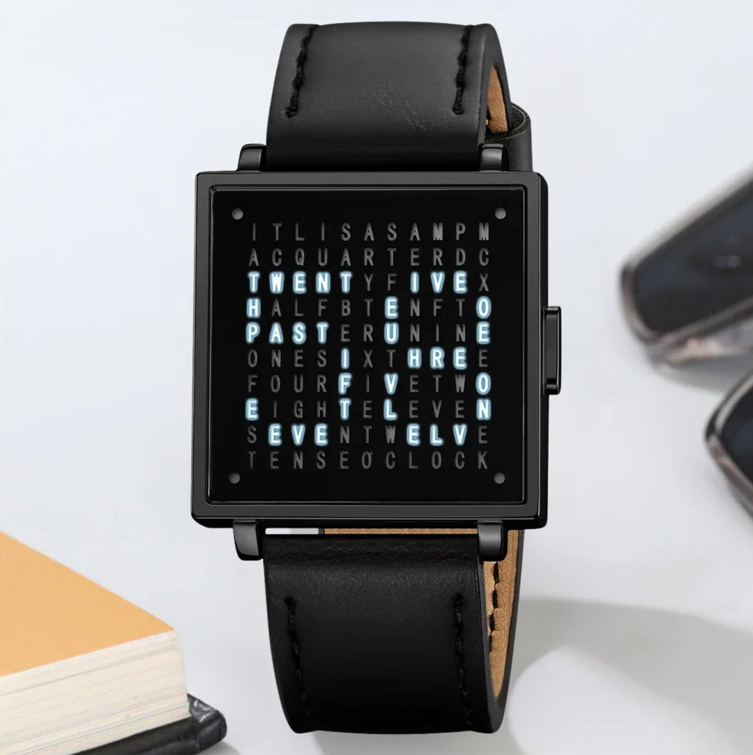 WordTime – Matrix Digital Anzeige Uhr