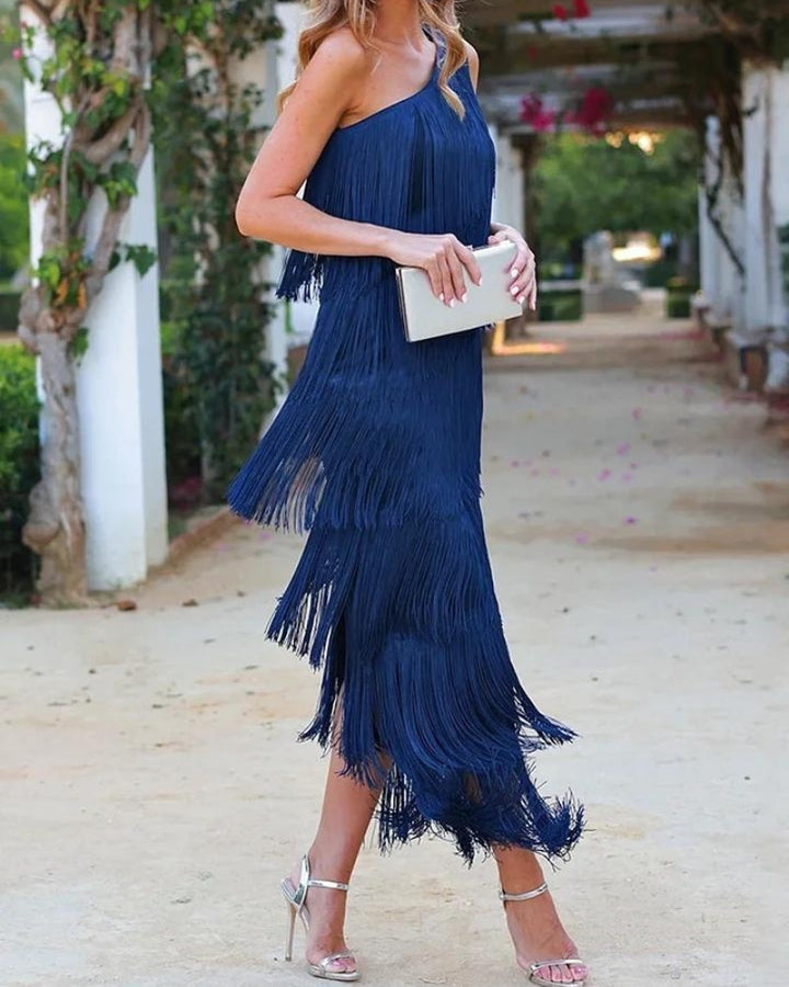 Mirella - Langes Kleid mit Pony