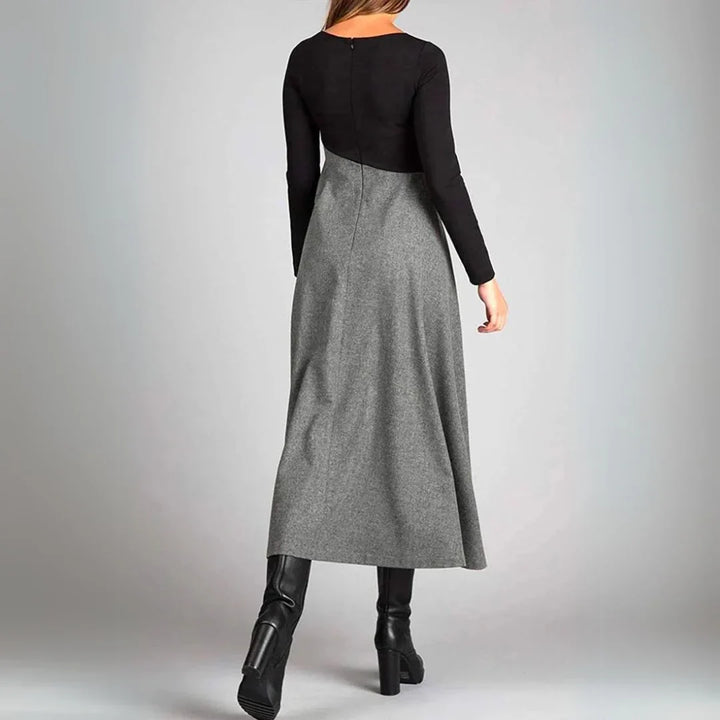 Anabel – Elegantes Kleid Mit Langen Ärmeln