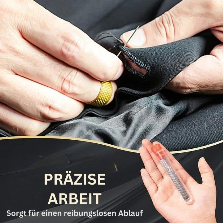 StitchPro - Set Mit Stahlnähnadeln Mit Großem Öhr