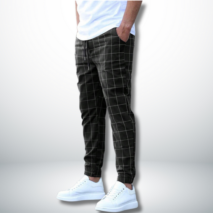 Doriano – Bequeme Hose mit Karomuster