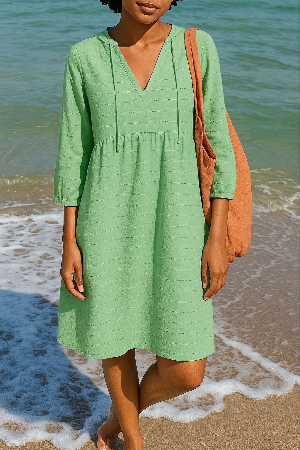 Sacide – Elegantes Leinen Kleid