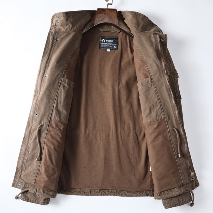 Sergei - Lässige Cargo Jacke Mit Taschen