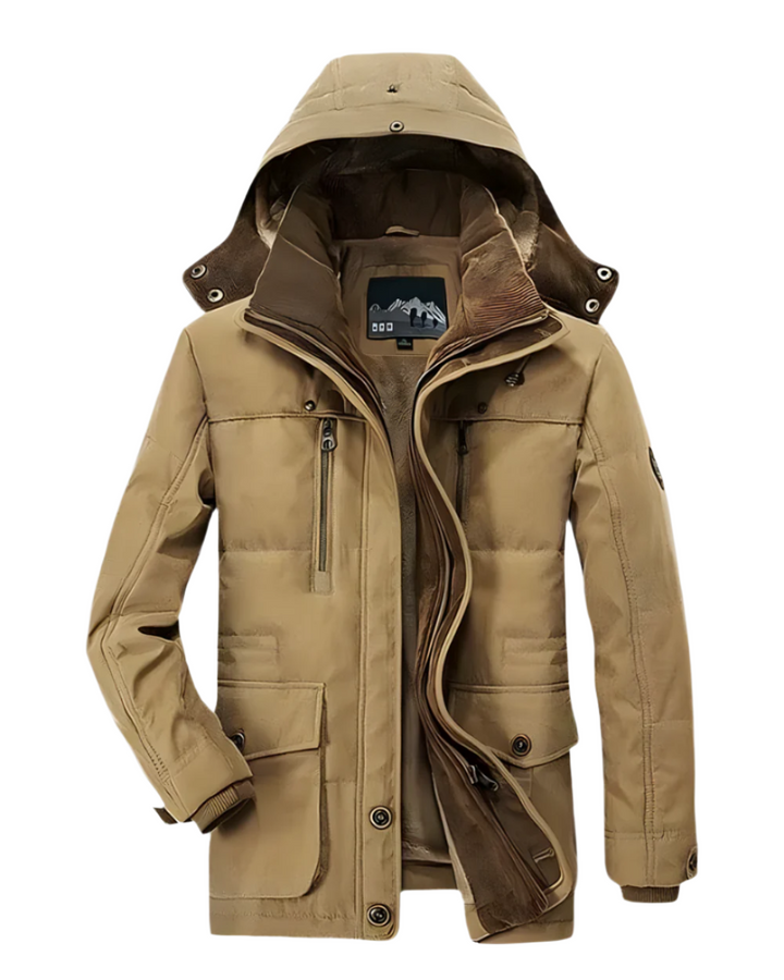 Aziel – Gefütterte Winterjacke Mit Mehreren Taschen