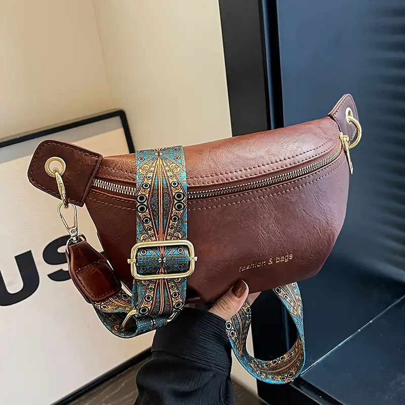 Jasleen – Schulter Tasche Mit Breitem Riemen