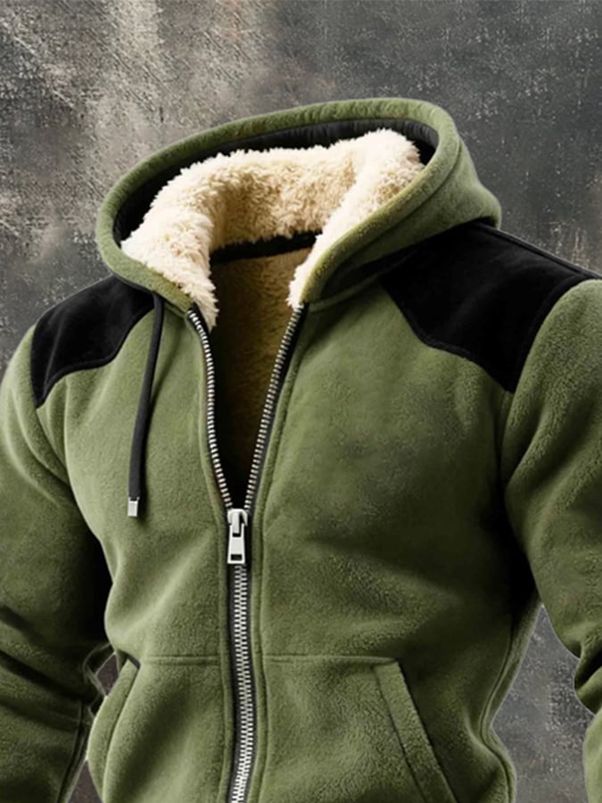 Lyon – Warme Kapuzen Jacke Mit Reißverschluss