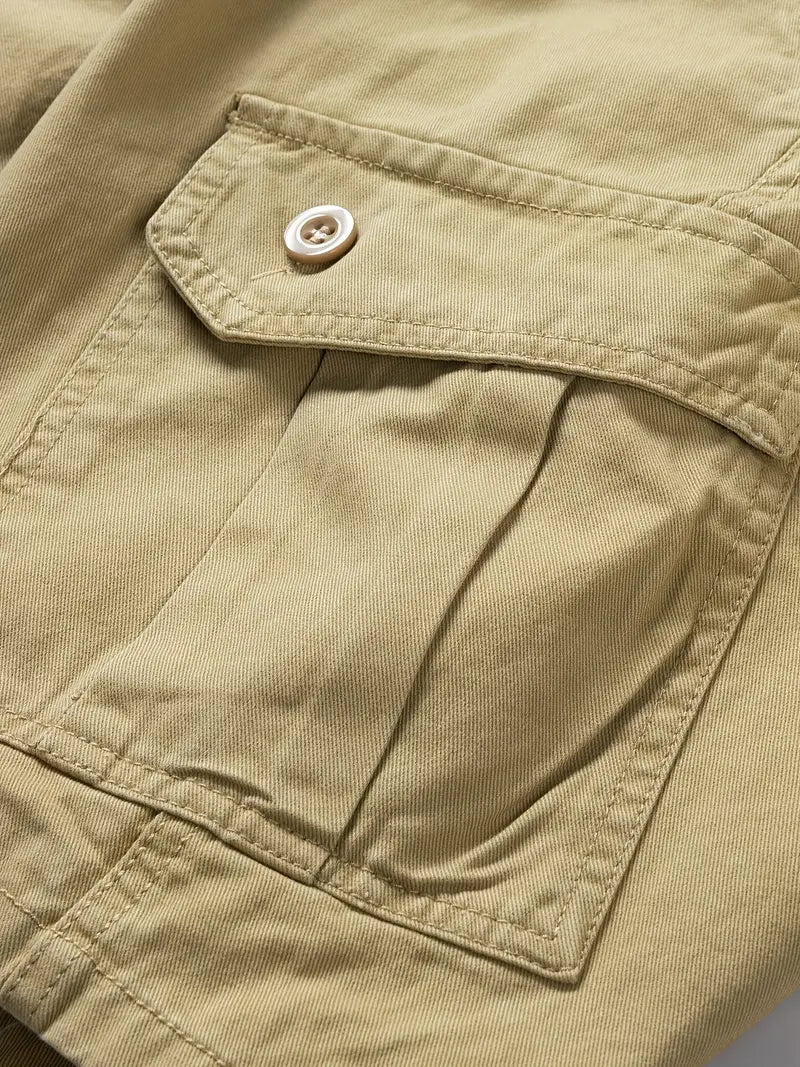 Mauro - Elegante Kurze Hose Mit Mehreren Taschen