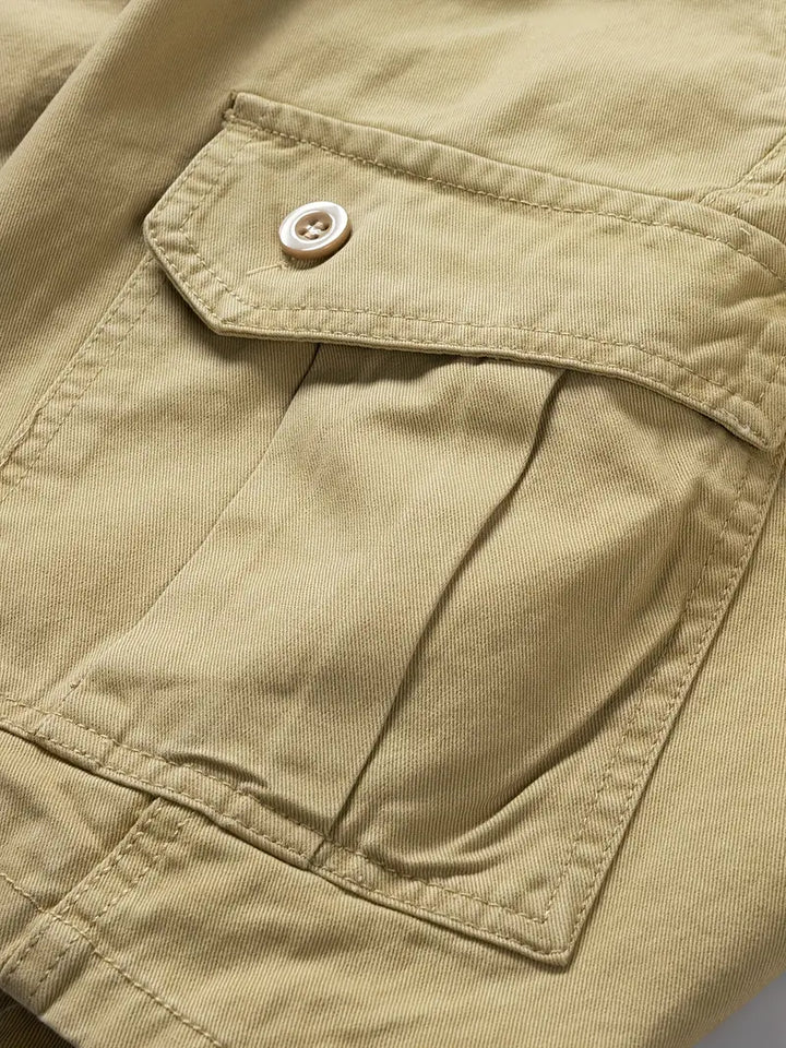Mauro - Elegante Kurze Hose Mit Mehreren Taschen