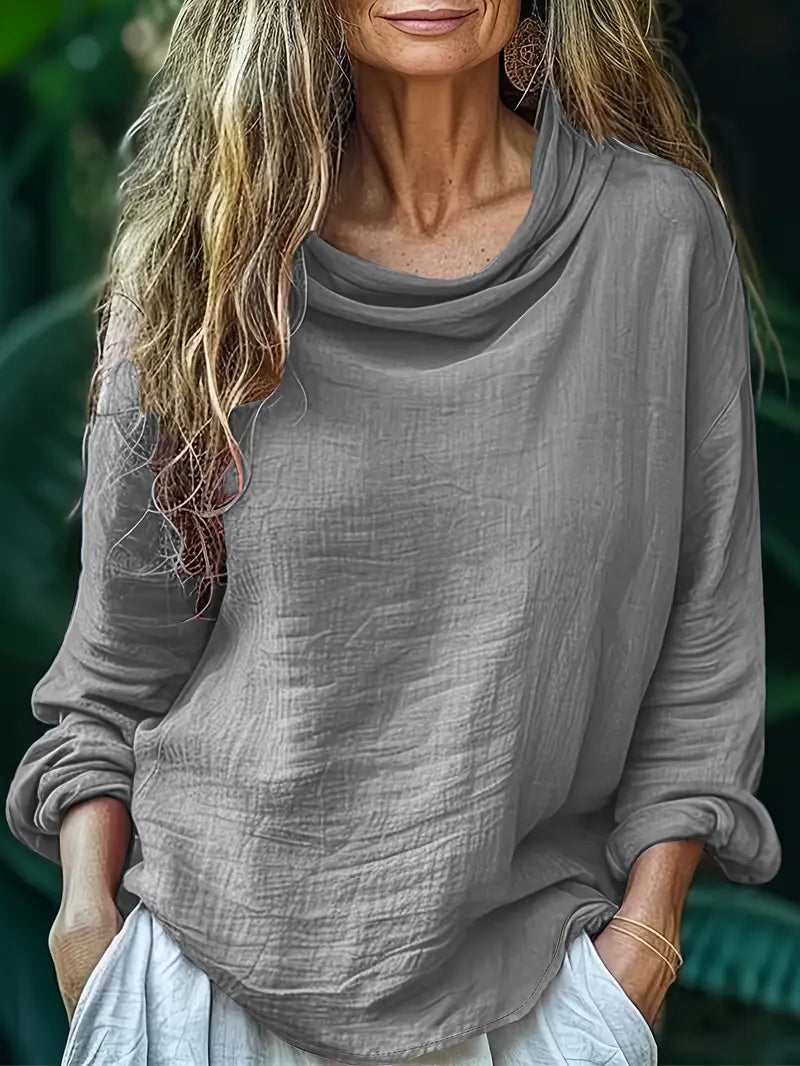 Hellen – Elegante Langarm Bluse