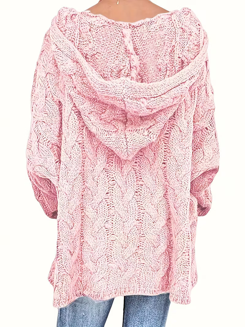 Hailee - Lässiger Langarm Strickpullover