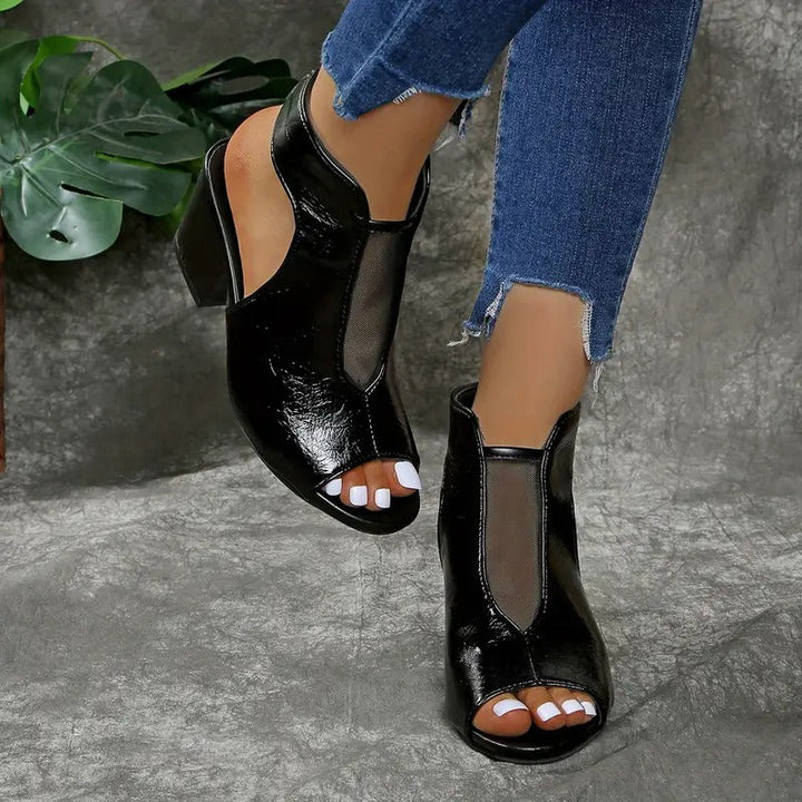 Thomis – Rutschfeste Ledersandalen Mit Offener Zehenpartie