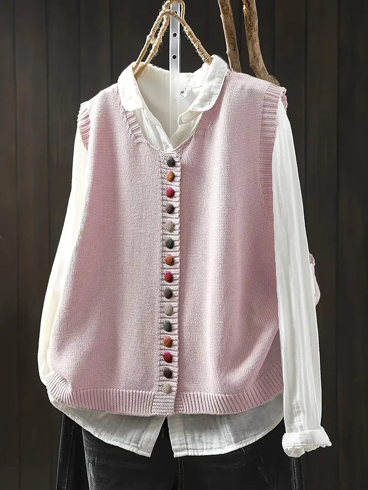 Toriana – Ärmellose Strickweste