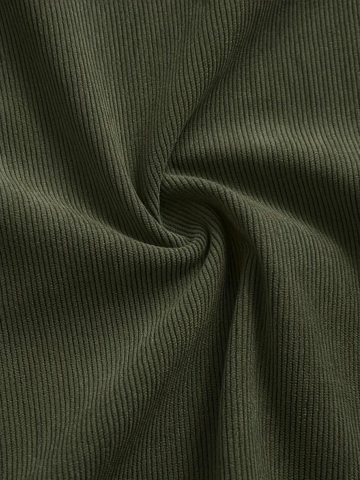 Rickey - Lässiges Cord-Hemd Mit Knopfleiste