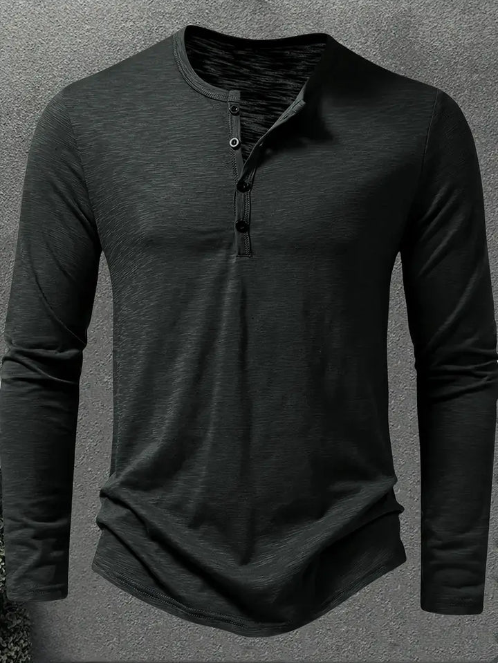 Zekeriya – Langarmhemd mit Knöpfen