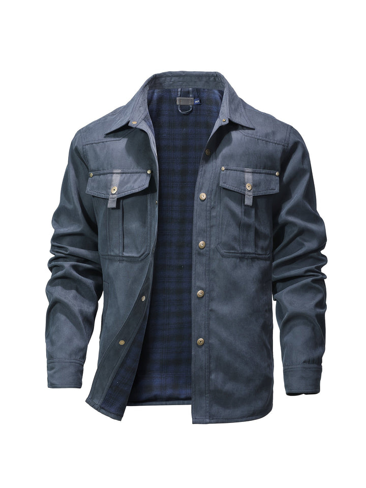 Evrypidis - Lässige Langarm-Cargo-Jacke