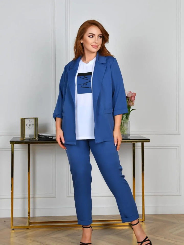 Yafit – Elegantes Set Aus Blazer Und Hose