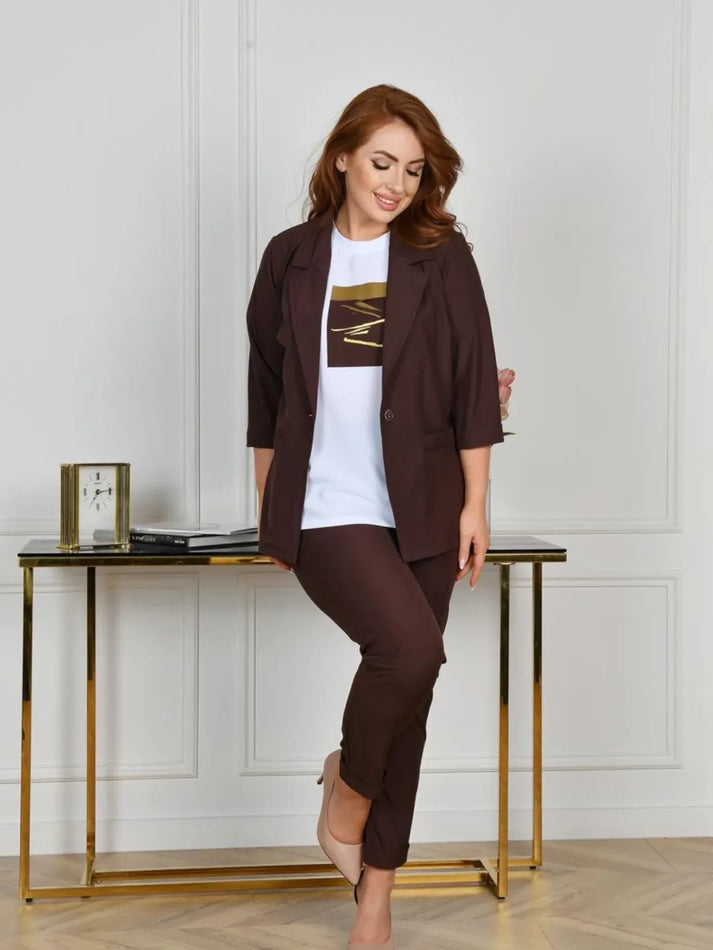 Yafit – Elegantes Set Aus Blazer Und Hose