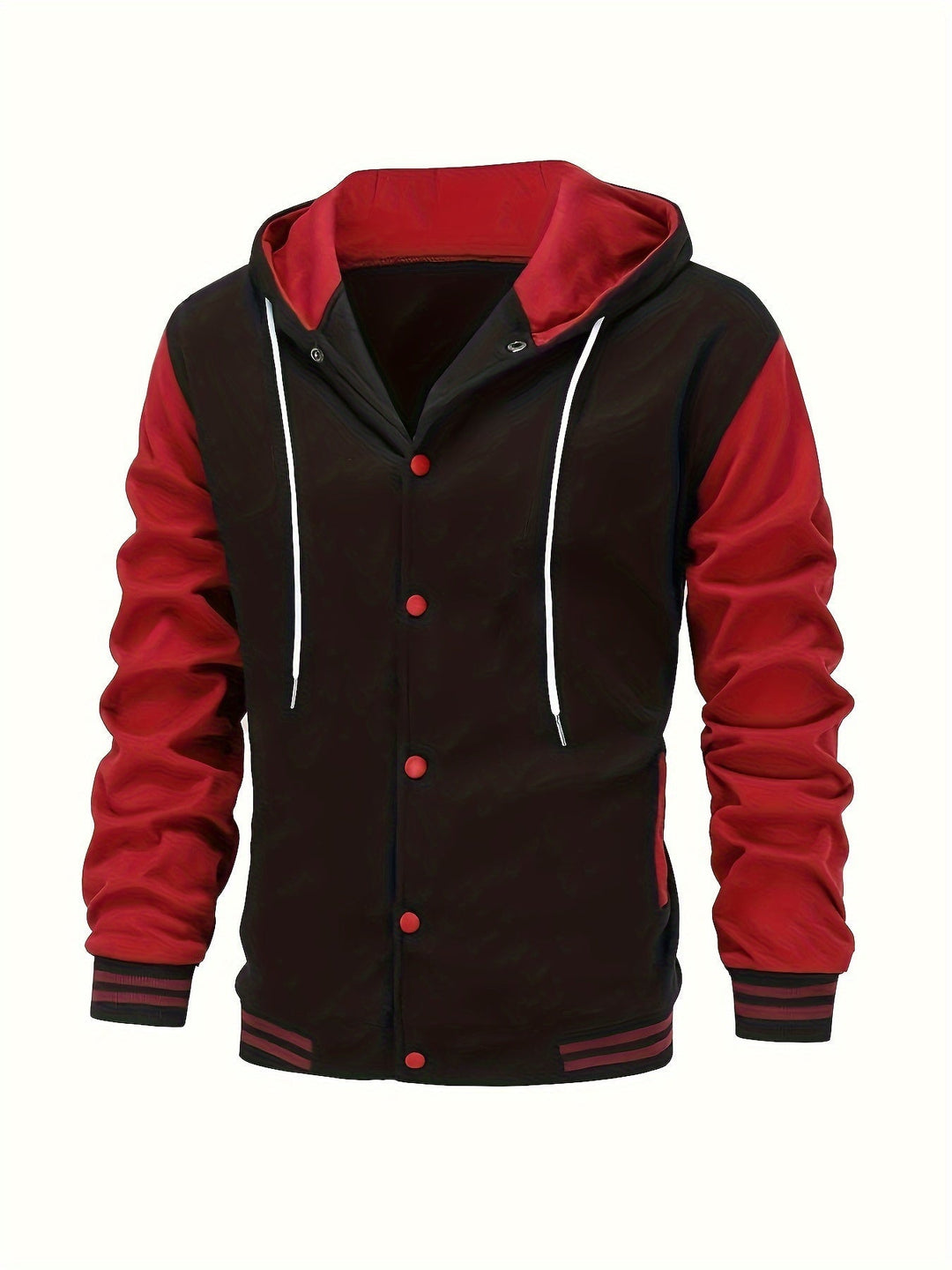 Askhat - Langärmelige Baseballjacke Mit Kapuze