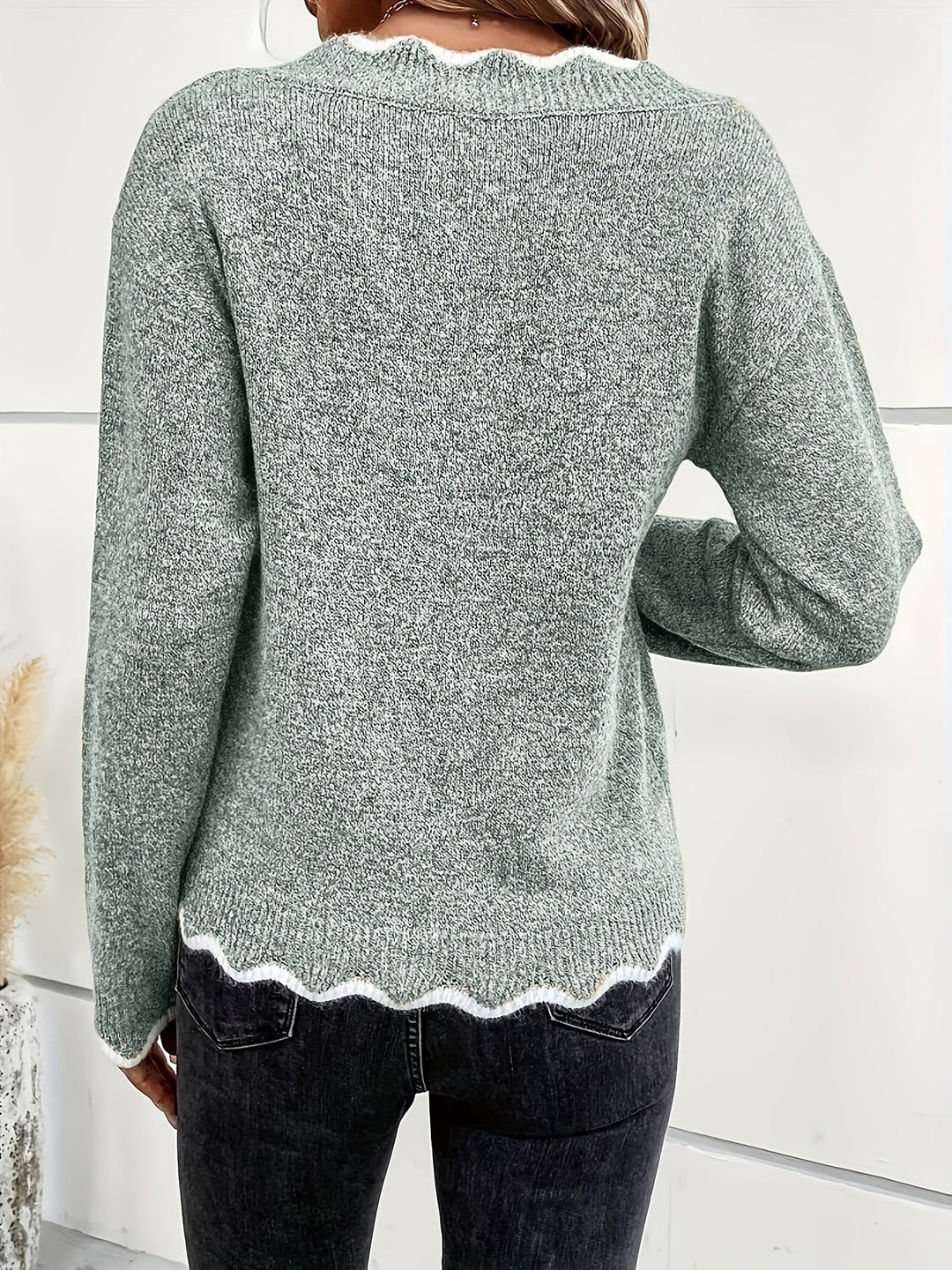 Coleen – Langärmeliger Strickpullover