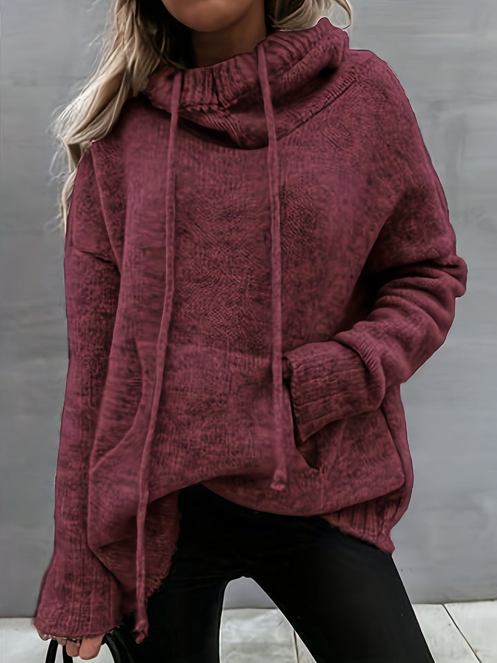 Zelina – Langarmpullover Mit Tasche