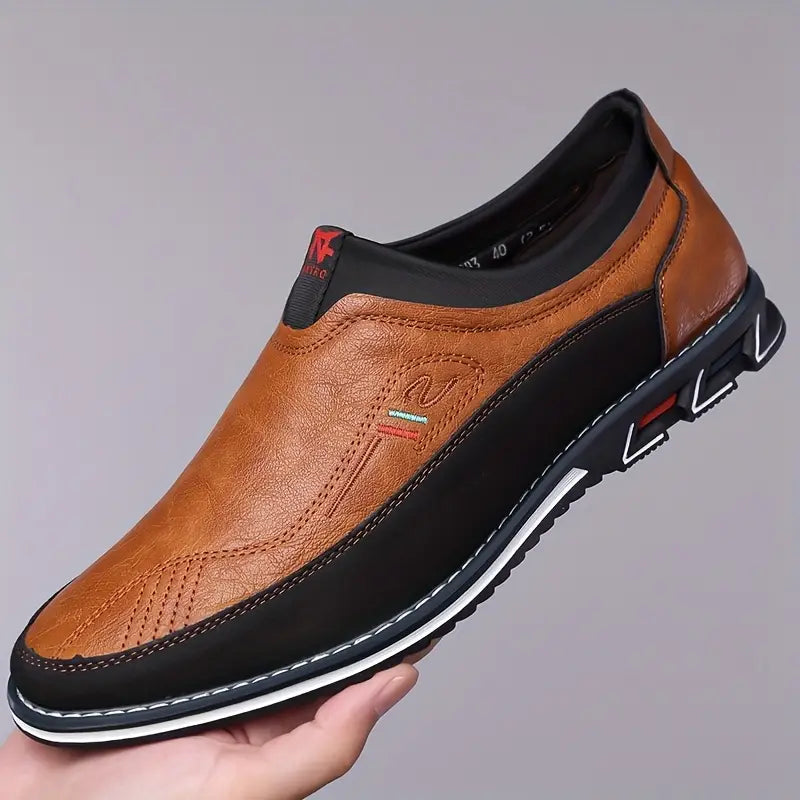 Daron - Rutschfeste Leder Loafer