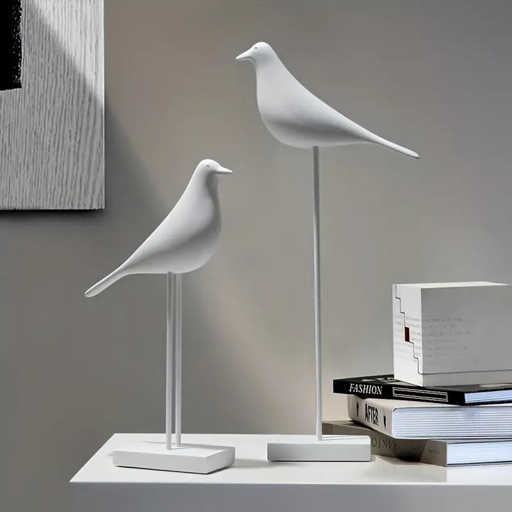 PerchForm – Minimalistische Dekorative Vogel Skulpturen Auf Ständer