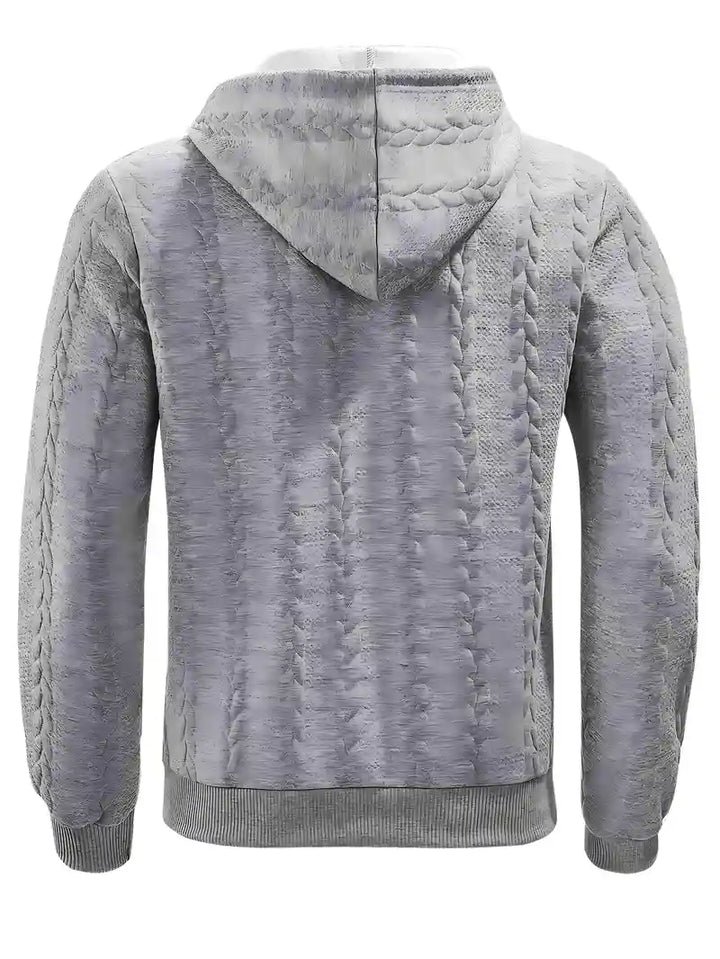 Philipp – Lässiger Kapuzenpullover Mit Reißverschluss Und Langen Ärmeln