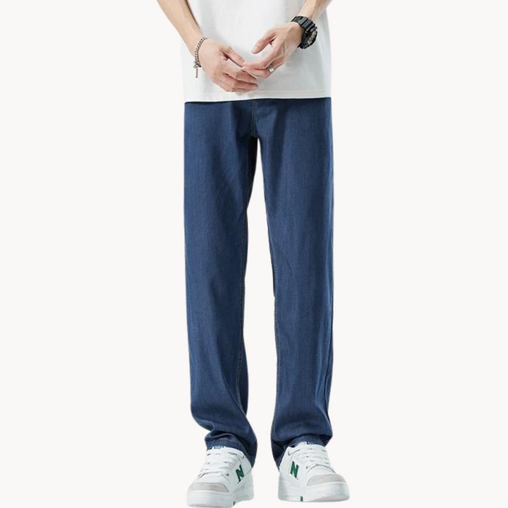 Teofilo - Stilvolle Hose Mit Weitem Bein
