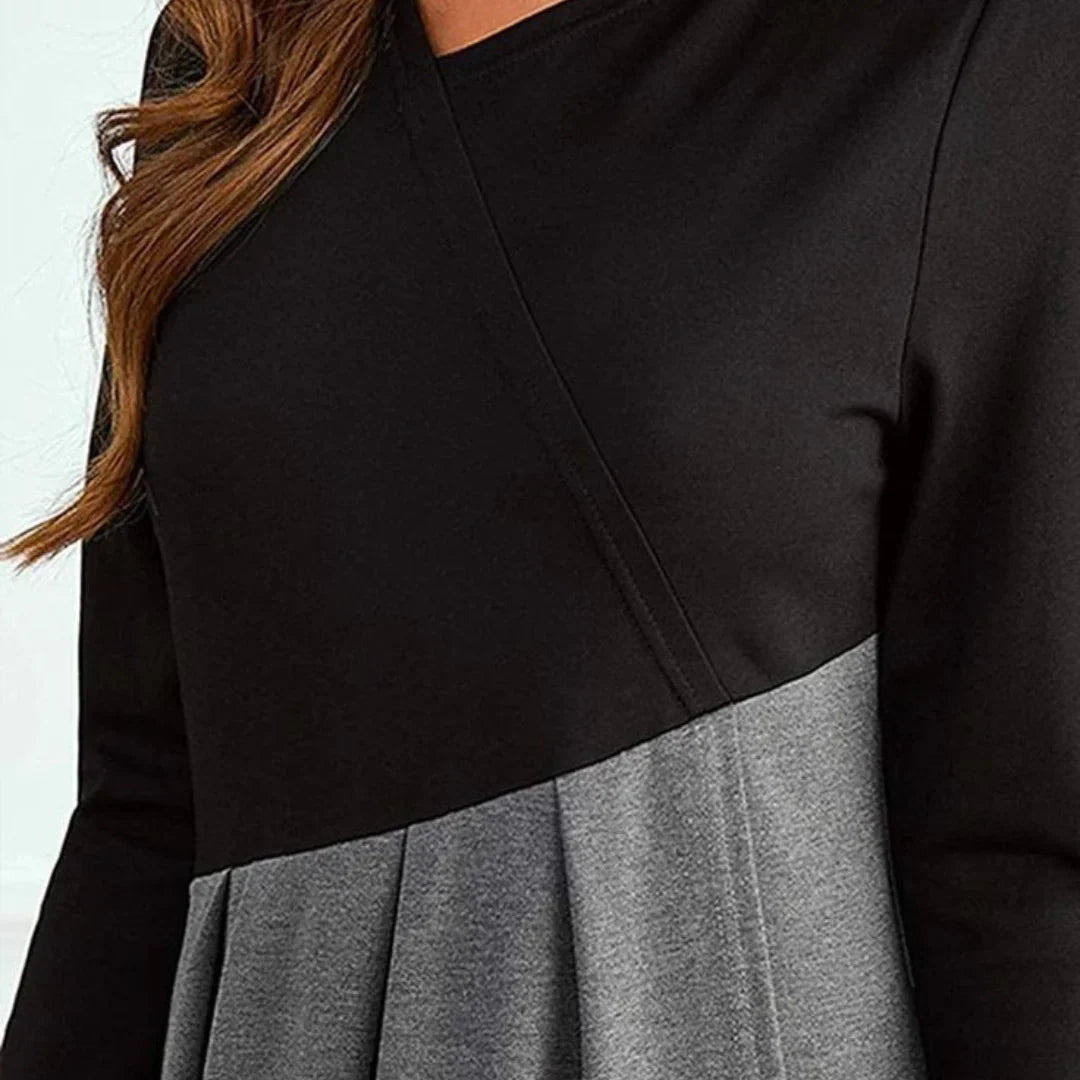Anabel – Elegantes Kleid Mit Langen Ärmeln