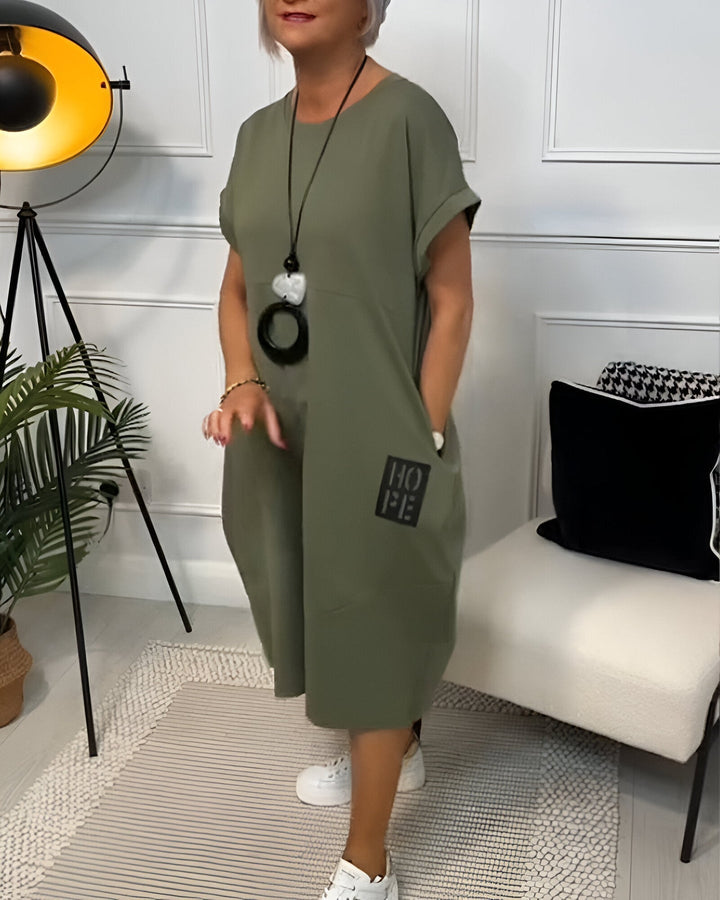 Jocelyn – Bequemes Freizeitkleid Mit Tasche