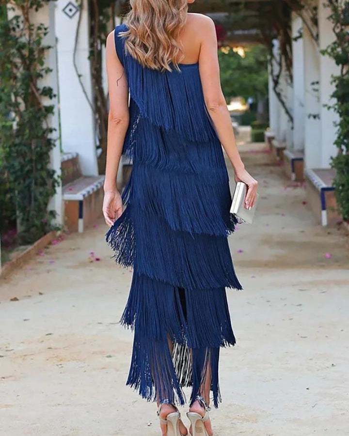 Mirella - Langes Kleid mit Pony