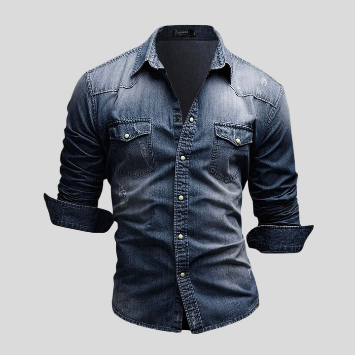 Macewan – Stilvolles Jeans Hemd