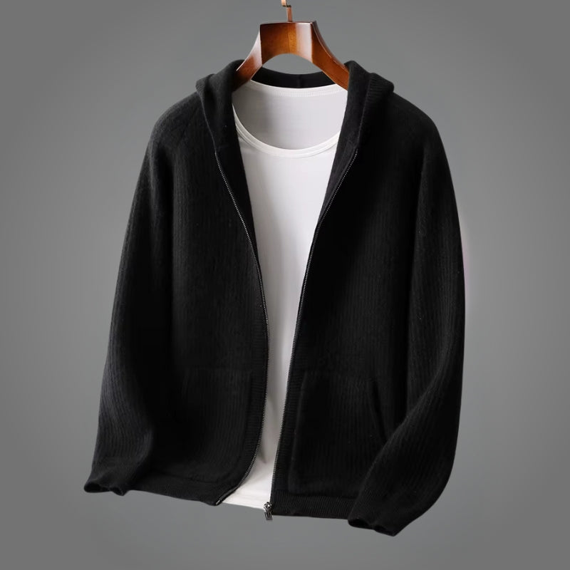 Romain – Strick Kapuzenpullover Mit Reißverschluss