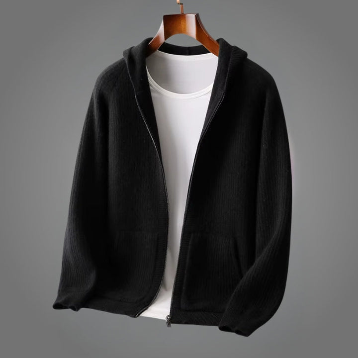 Romain – Strick Kapuzenpullover Mit Reißverschluss