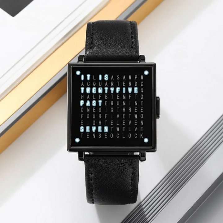 WordTime – Matrix Digital Anzeige Uhr