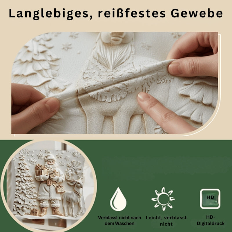 CozyFest – Weihnachtlich Gestalteter Kissenbezug Für Wohnkultur