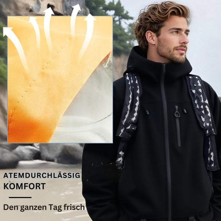 DriftEdge - Wasserdichte Wanderjacke Mit Reißverschluss