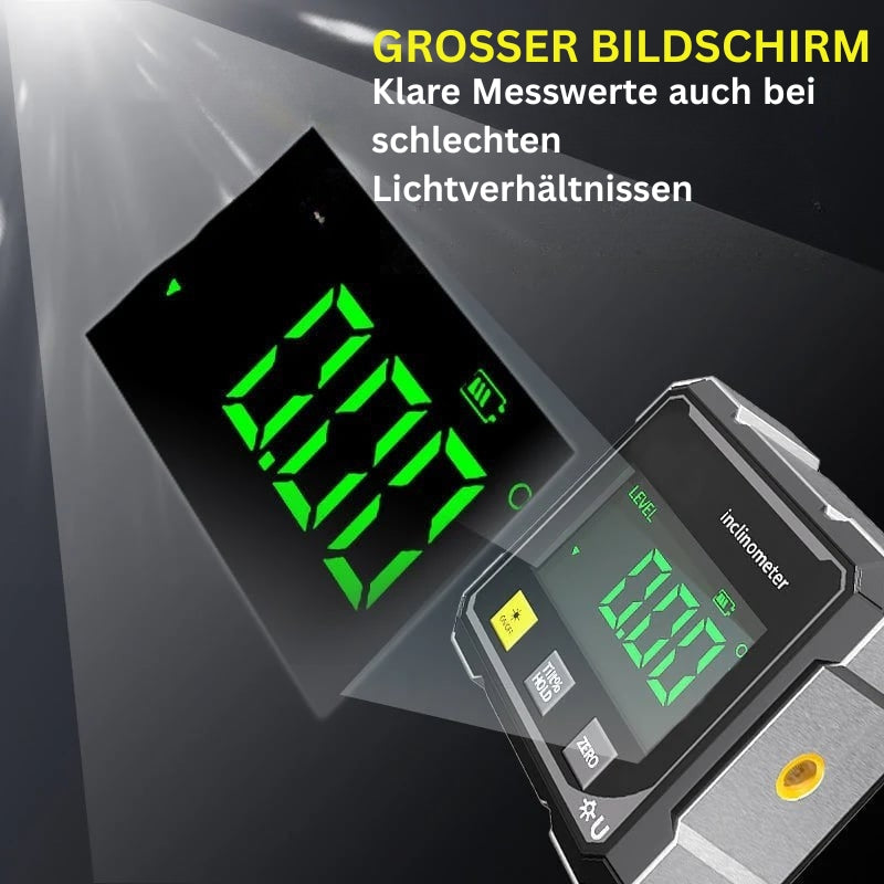 MagPro - 4-Seitiger Magnetischer Digitaler Winkelmesser Mit Laser