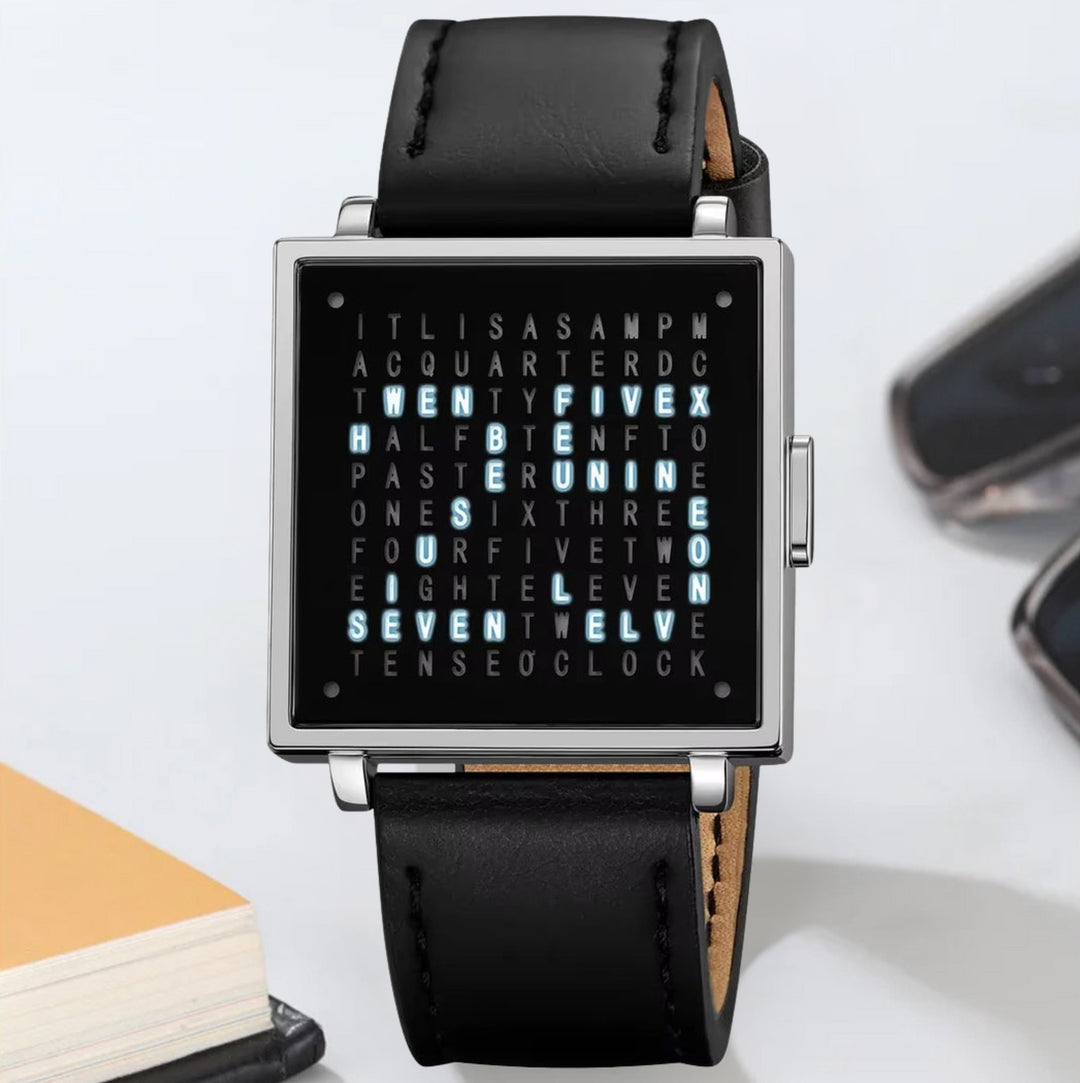 WordTime – Matrix Digital Anzeige Uhr
