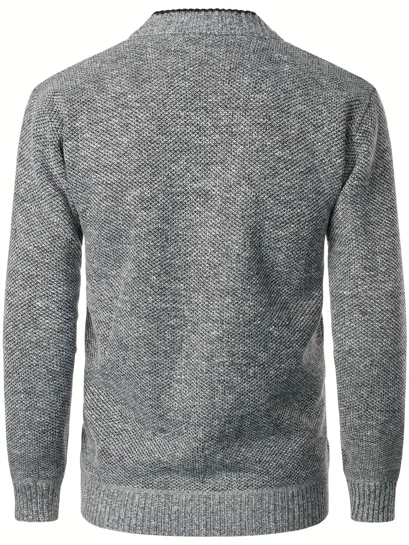 Fulton – Lässiger Strick Pullover Mit Langen Ärmeln