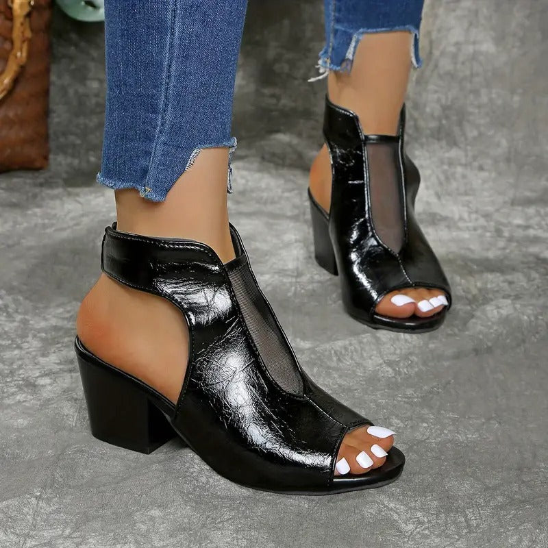 Thomis – Rutschfeste Ledersandalen Mit Offener Zehenpartie