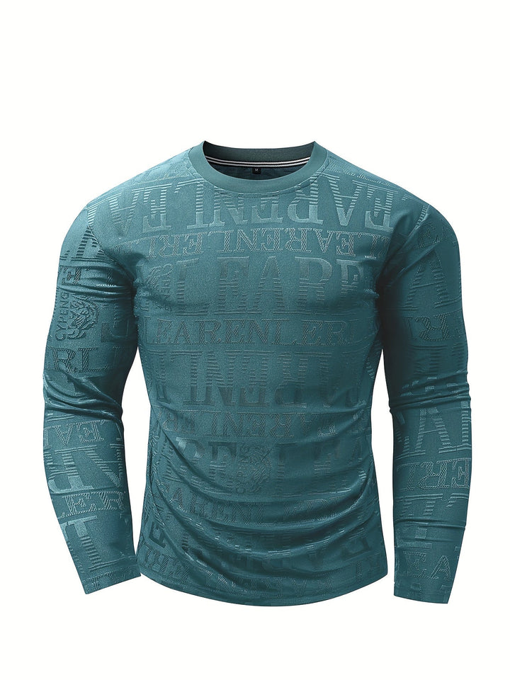 Yildiz – Langarmshirt Mit Geometrischem Entwurf