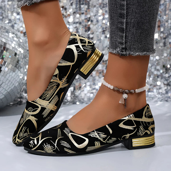Fernandez – Atmungsaktive Schuhe Mit Niedrigem Absatz