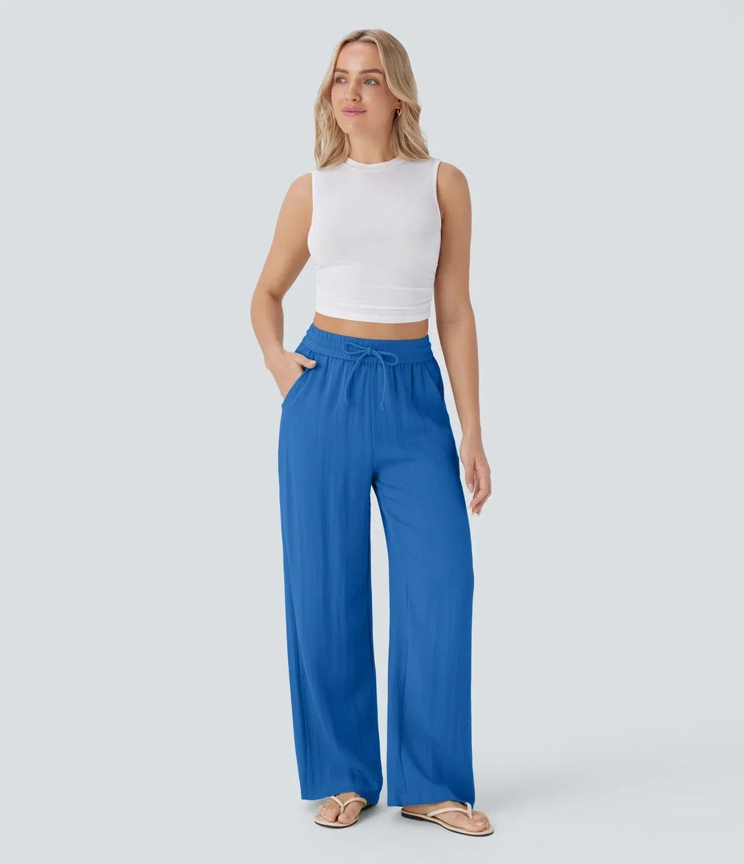 Zafeiria - Elegante Leinenhosen